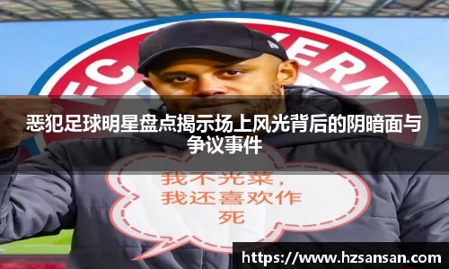 恶犯足球明星盘点揭示场上风光背后的阴暗面与争议事件